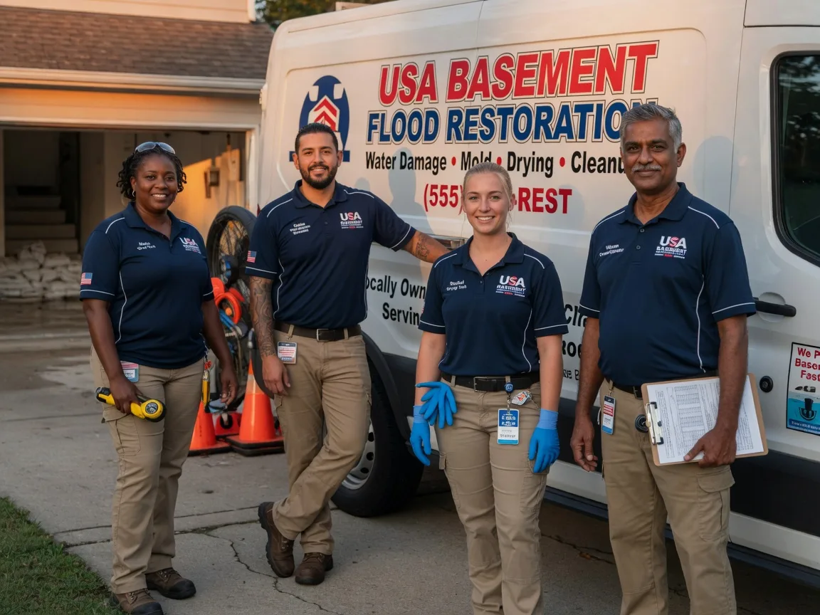 Basement Flood Cleanup company in Honobia, OK